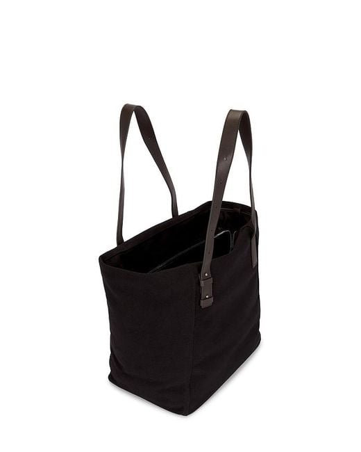 Vince Black Extra Large Canvas Tote for men