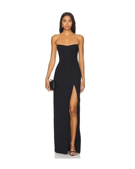 Amanda Uprichard Black X Revolve Ivy Gown