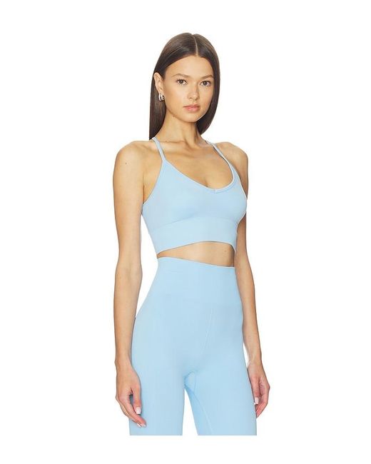 WellBeing + BeingWell Blue Monroe Seamless Tank