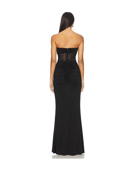 Lovers + Friends Black Cassidy Gown