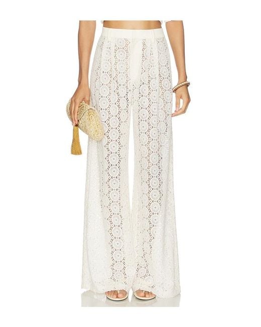 NonChalant Label White Alice Pant