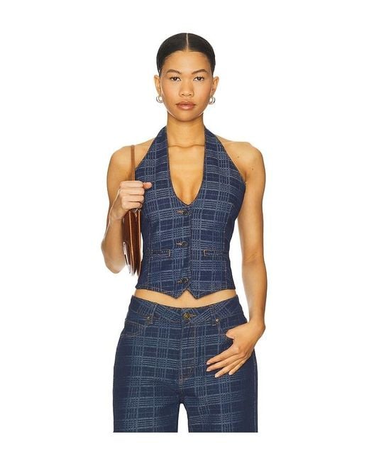 Lioness Blue Renewal Halter Top