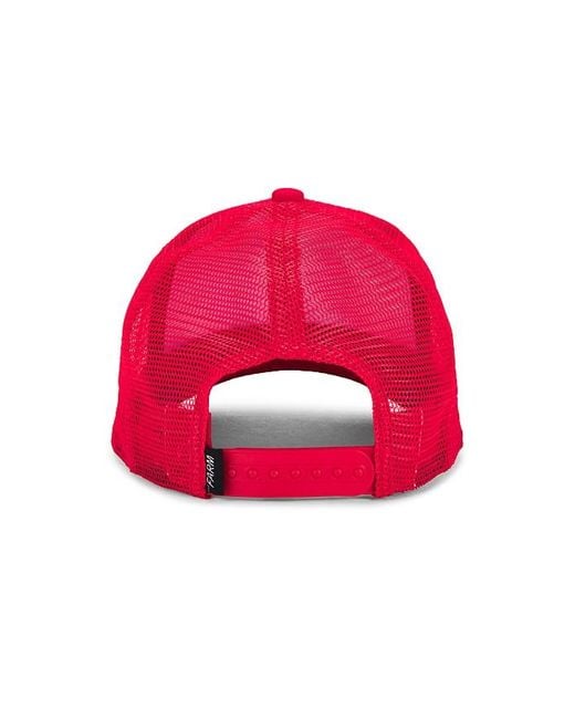 Goorin Bros Red Novelty Patch Twill Baseball Cap for men