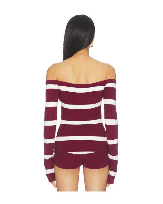 SNDY'S Red Carla Top
