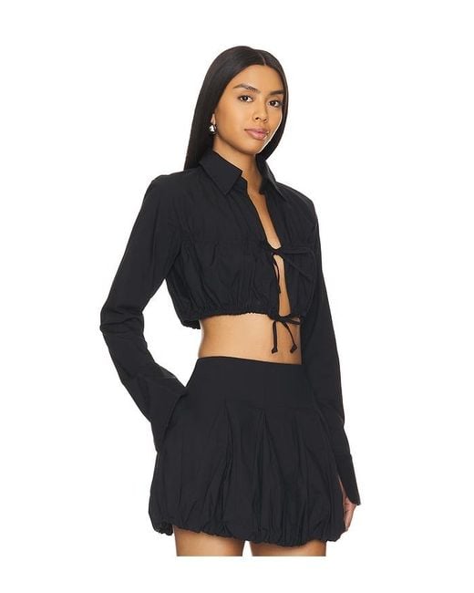 Lovers + Friends Blue Valerie Top