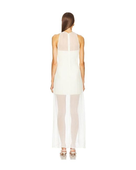 L'academie White 'Academie Amiens Maxi Dress