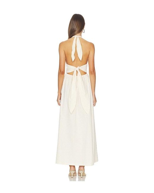 Faithfull The Brand White Lido Maxi Dress