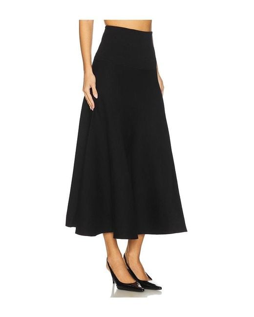 Karina Grimaldi Black Krystina Long Skirt