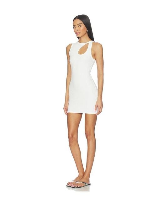 SNDY'S White Daisy Mini Dress