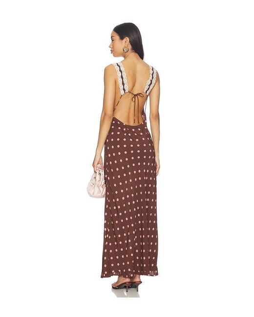 LSPACE Red Eyes On You Maxi Dress