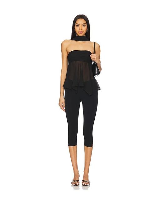 Lovers + Friends Black Sierra Top