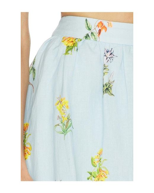 Hemant & Nandita Blue Skirt