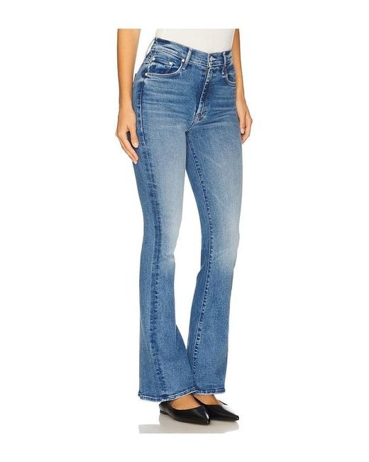 Mother Blue High Waisted Weekend Skimp Jeans