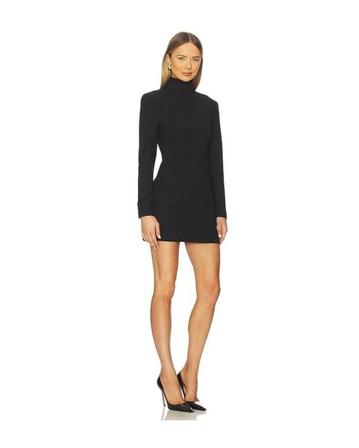 Et Ochs Black Iris Mini Dress