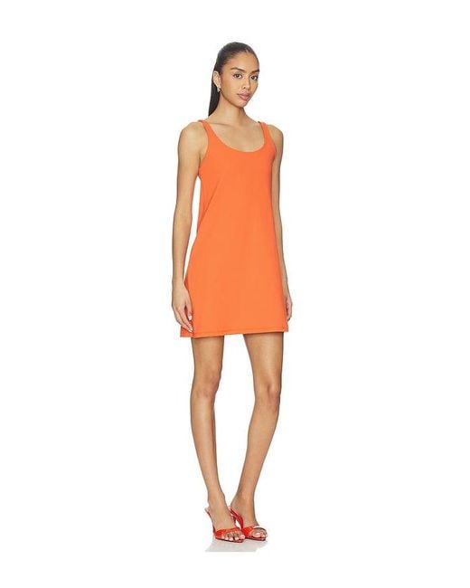 Susana Monaco Orange Low Tank Shift Dress