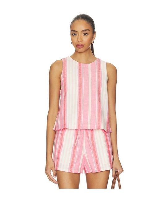 Beach Riot Pink Dollie Sleeveless Top
