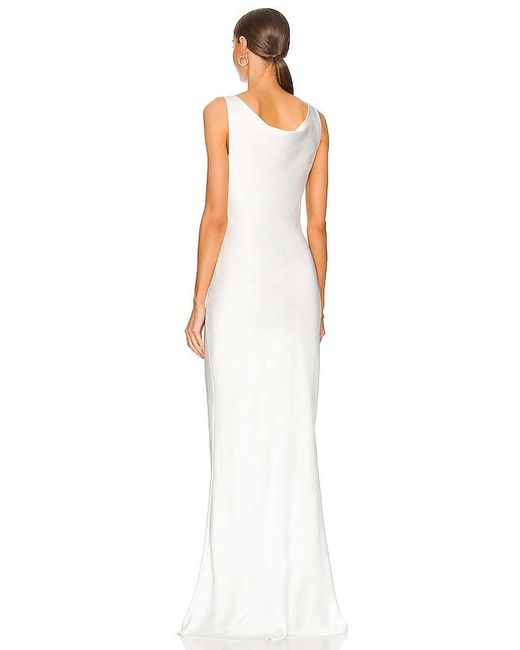 Norma Kamali White Maria Gown