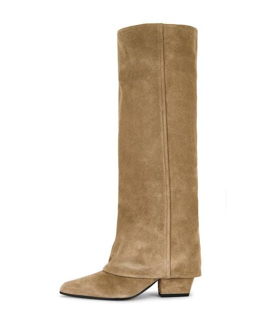 Paris Texas Natural Jane Fold Over Boot 60