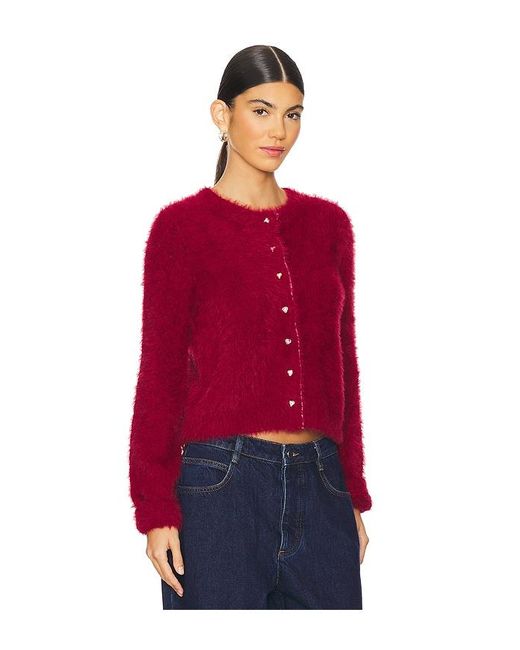 Free People Celeste カーディガン Red