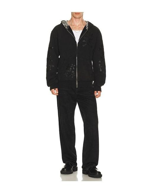 Affliction Black Tompson Hoodie for men