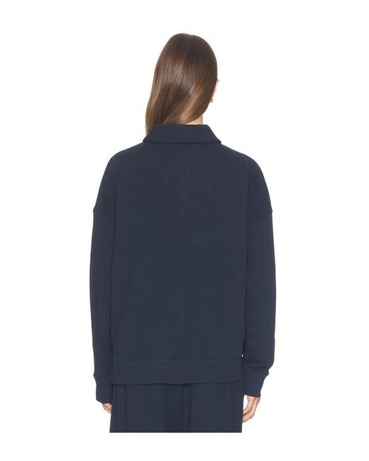 Sold Out NYC Blue The French Terry Polo Sweater