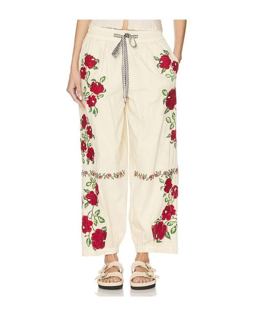 Free People Multicolor Rosalia Embroidered Pant