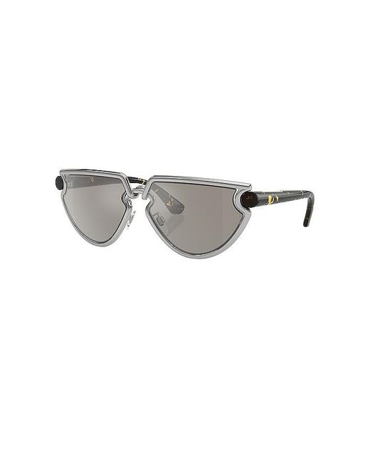 Burberry Gray Oval Sunglasses