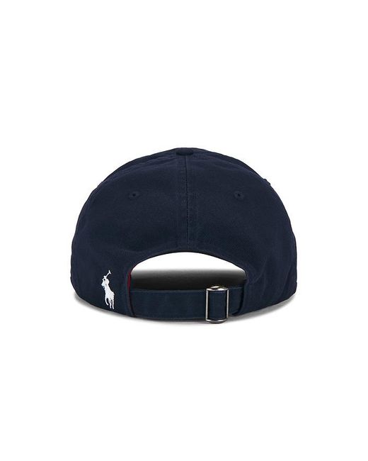 Polo Ralph Lauren Blue Classic Twill Usa Sport Cap for men