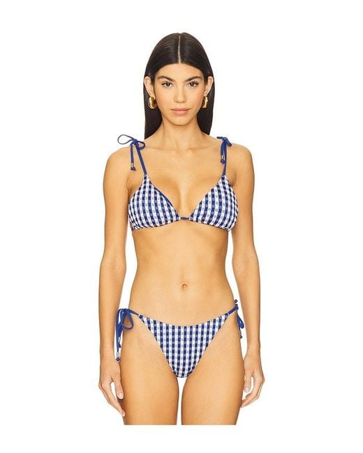 Seafolly Orange Slide Tri Top
