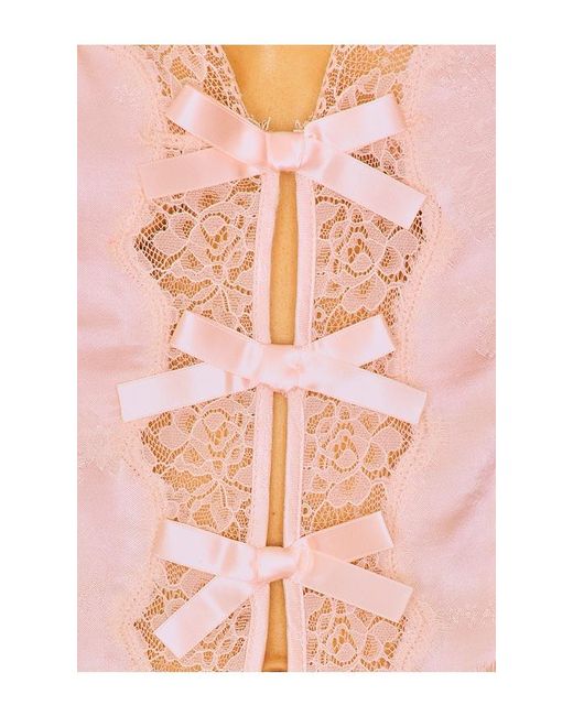 LPA Pink Daphne Midi Dress