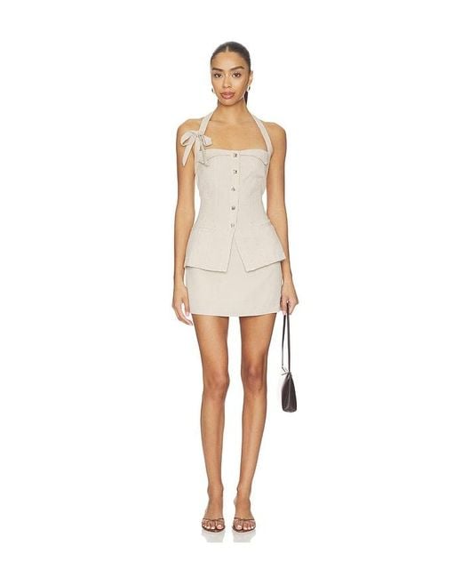 Astr White X Revolve Agni Skort