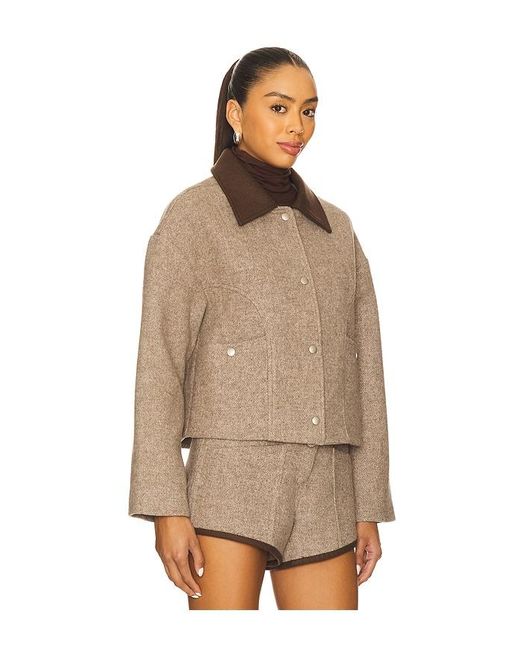 Line & Dot Brown Ingrid Jacket