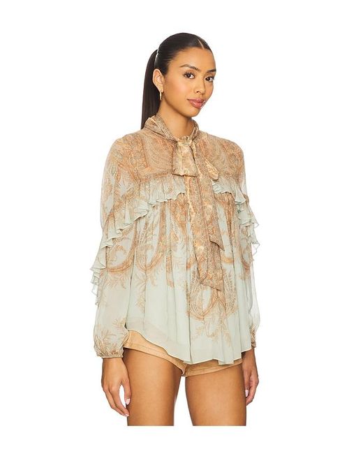 Zimmermann Flutter Blouse Multicolor