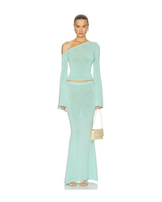 SER.O.YA Green Kora Skirt