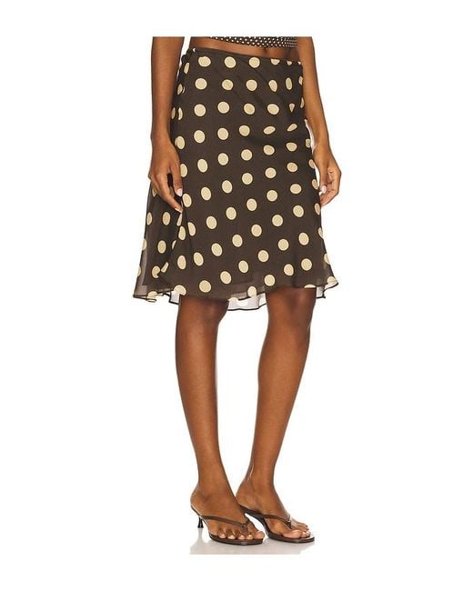 With Jean Black Penny Skirt