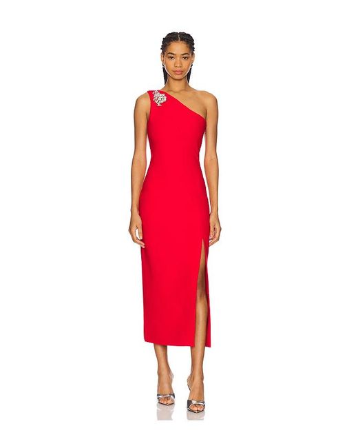 Vestido Enya En Color Rojo Talla En Cinq À Sept de color Red