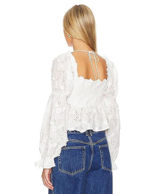 Astr White Barstow Top