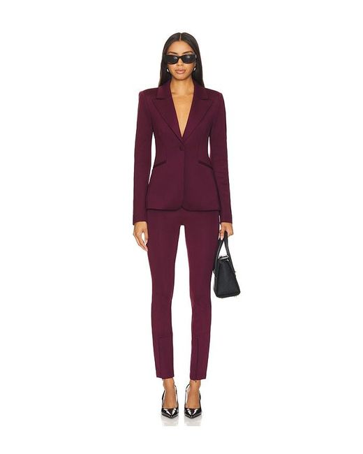 GOOD AMERICAN Red Sculpting Boss Pull On Slim Pant