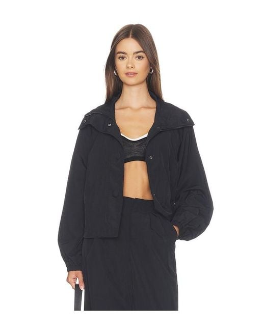 4th & Reckless Blue Tyla Funnel Neck Jacket