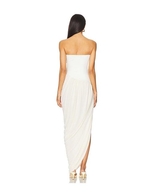 Camila Coelho White Hayes Midi Dress