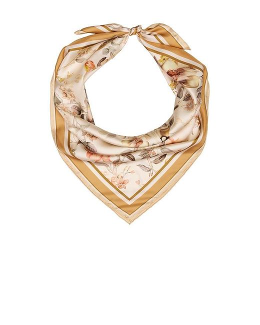 Zimmermann Natural Accessoires Printed Silk Square