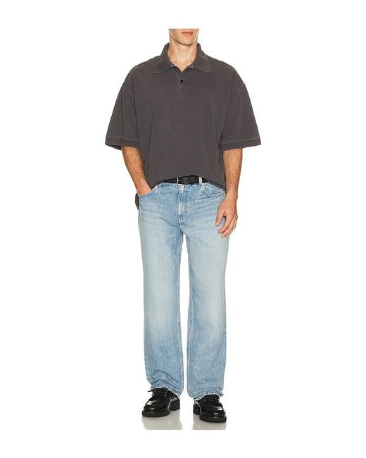 Agolde Gray Curren Polo for men