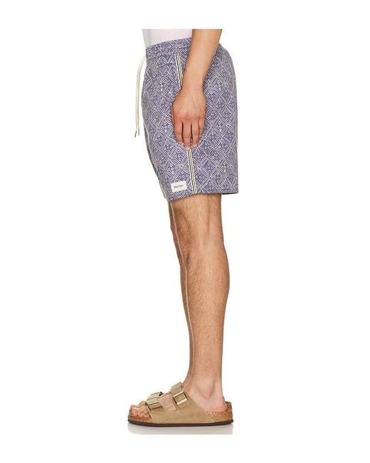 Rhythm Strandshorts Heritage Java in Blue für Herren