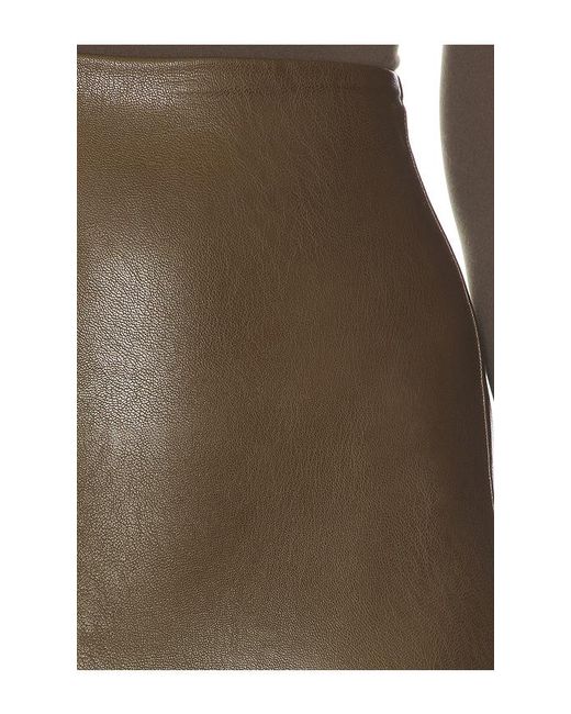 Commando Natural Faux Leather Midi Skirt