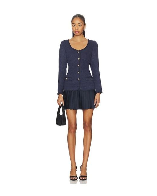 Astr Blue Malorie Dress