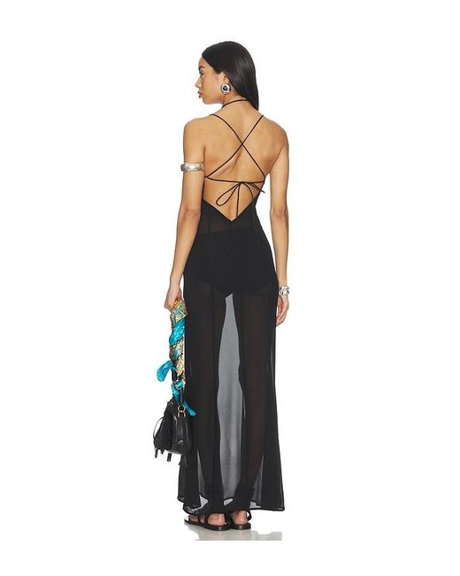 superdown Black Penny Maxi Dress