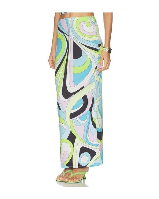 Cin Cin Green City Maxi Skirt