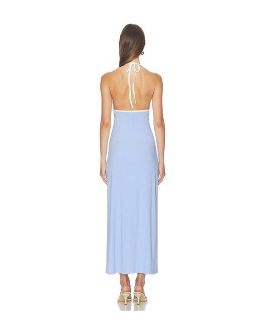 LSPACE Blue Shea Maxi Dress