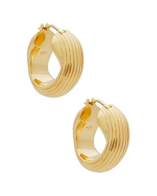 Missoma Metallic X Lucy Williams Chunky Entwined Hoops