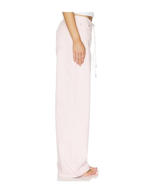 Still Here Pink Cool Wide Leg Jeans